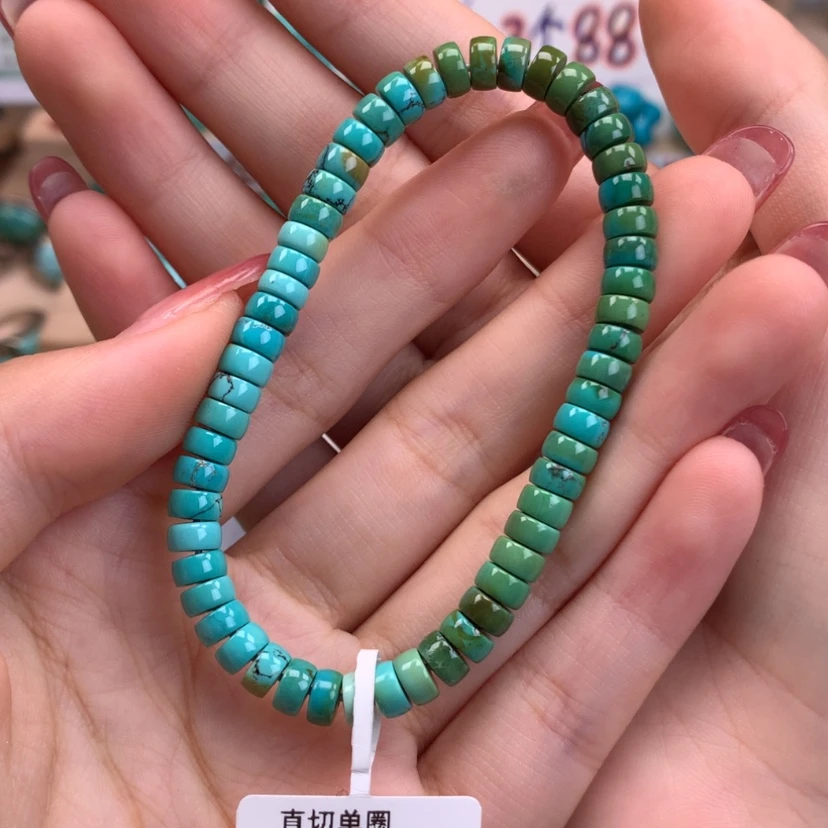 【闪购商品】绿松石直切手串未镶嵌