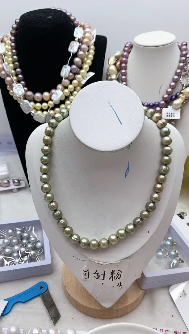 【闪购商品】淡水珍珠颈饰钛钢126