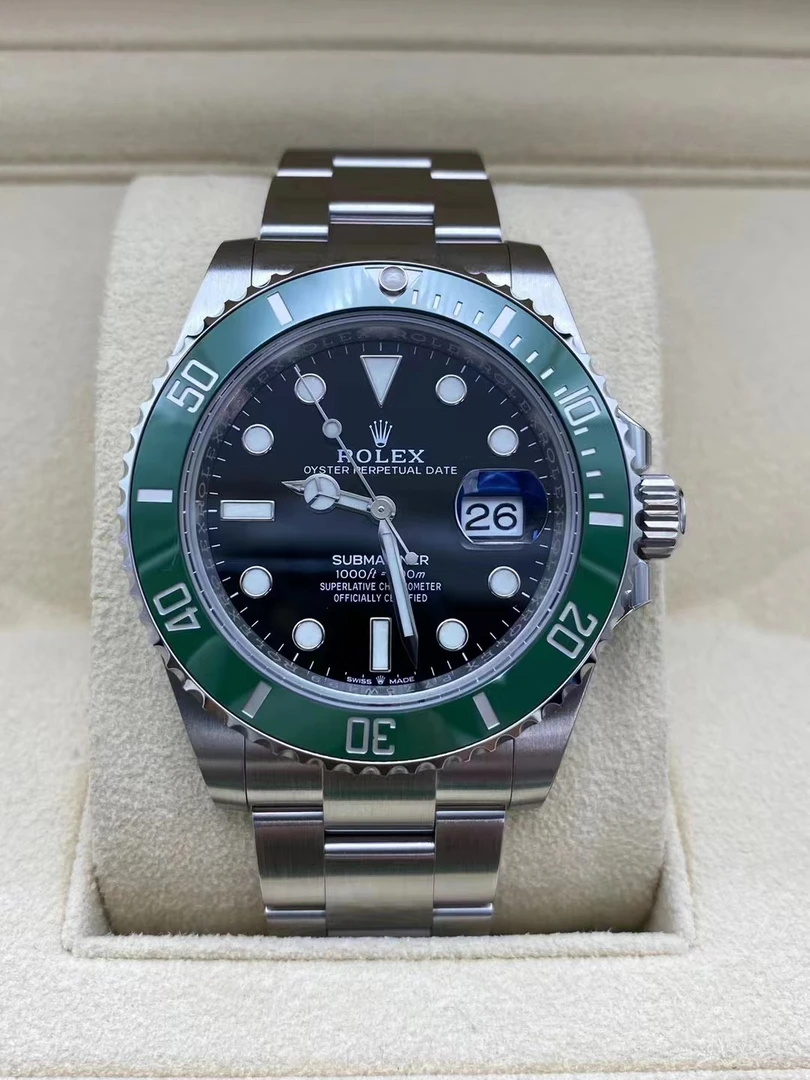 全新未使用 Rolex/劳力士 劳力士126610三代绿水鬼24年未使用