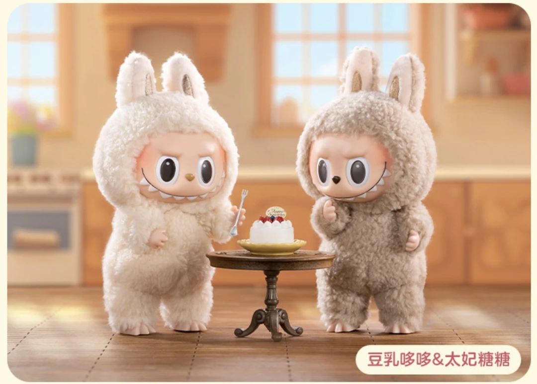 搪胶心动马卡龙盲盒泡泡毛绒公仔潮玩手办公仔
