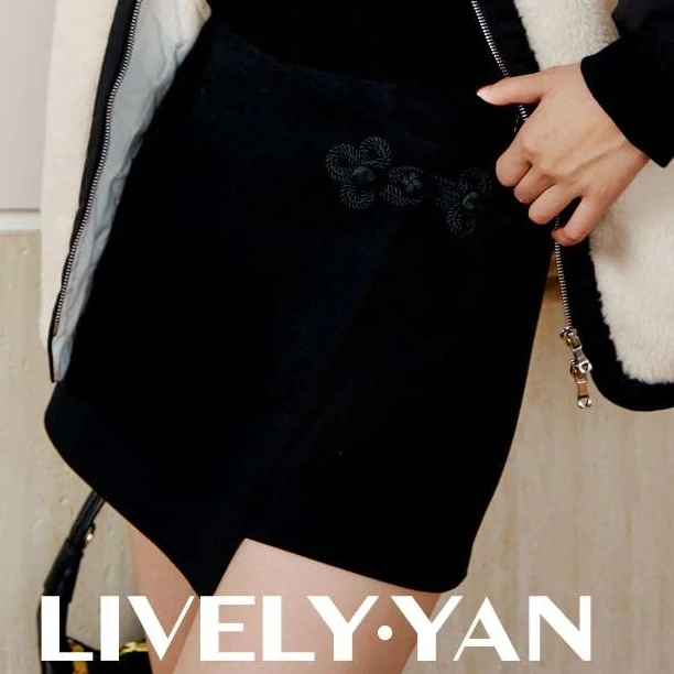 俪妍【LIVELY·YAN】秋冬新款时尚短裤10209中式