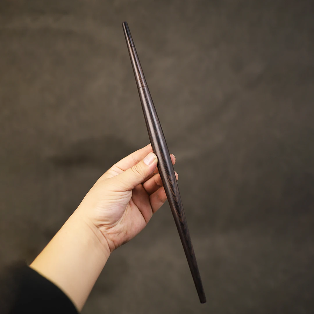 鱼肚擀面杖紫光檀整木打磨手感如玉不易粘皮沾面专业家用商用