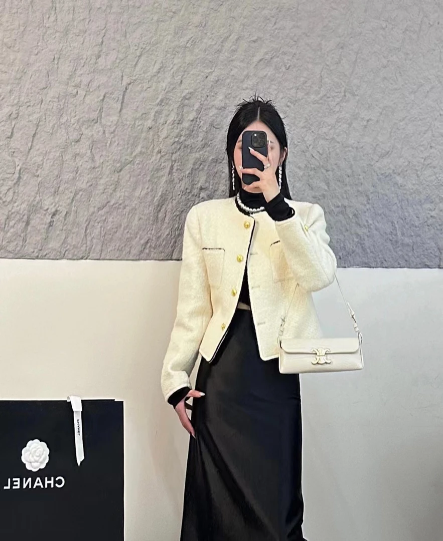 名媛小香风外套秋季新款设计感小众百搭洋气轻奢气质时尚237878