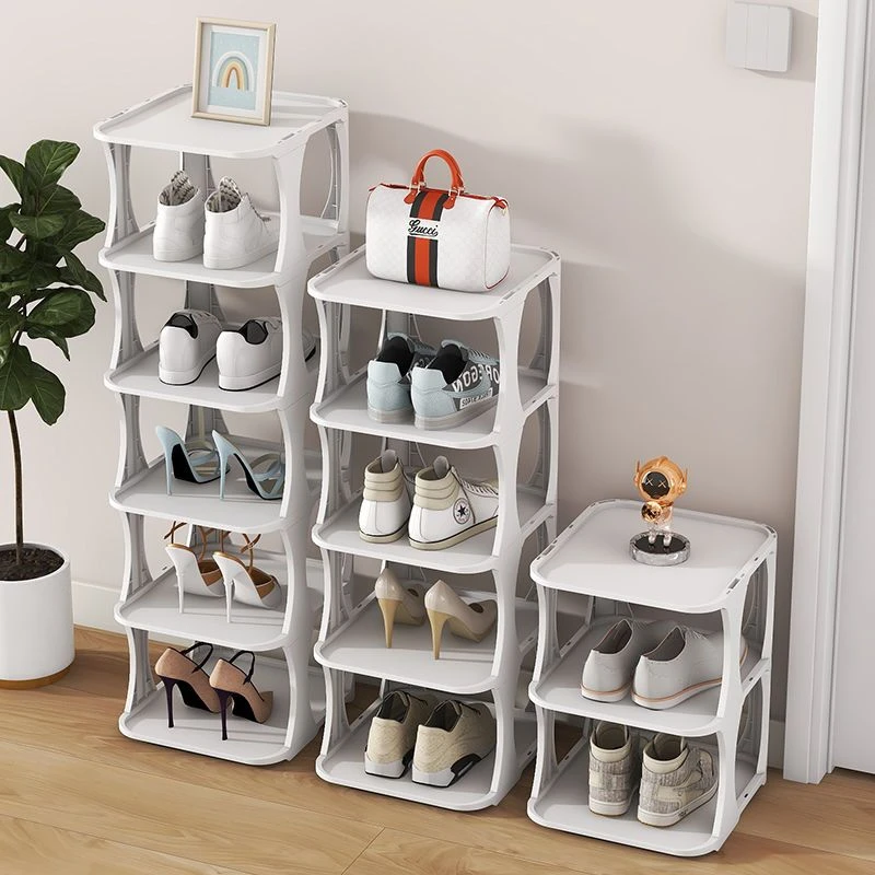福思源鞋架子多层经济型家用宿舍结实塑料收纳鞋架入户门简易鞋架
