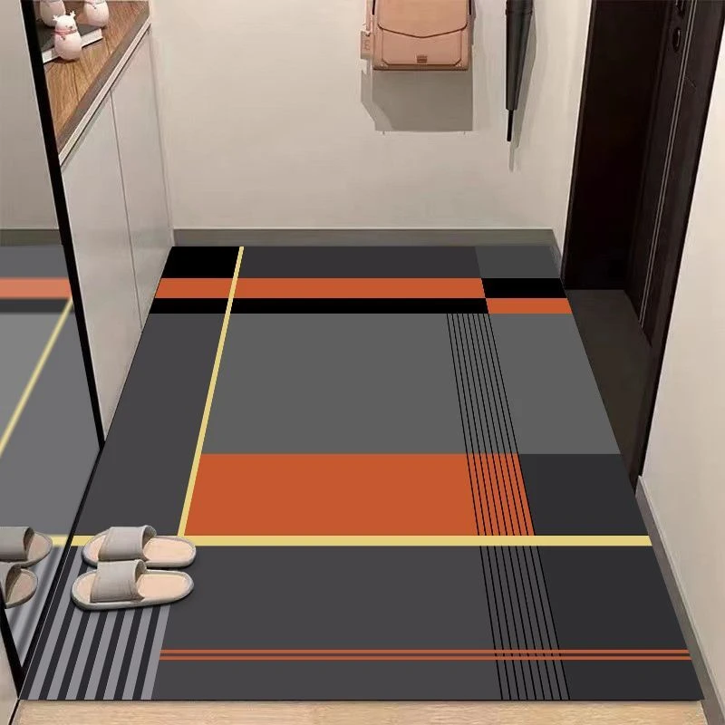 地垫门口入户门地垫硅藻泥吸水加厚满铺防滑垫家用厨房浴室脚踩垫