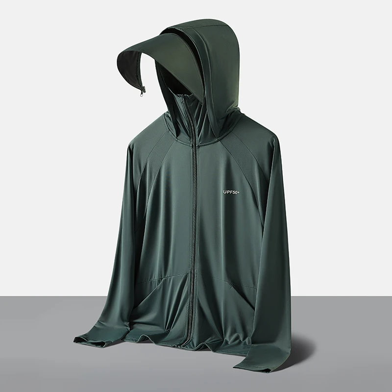 防紫外线钓鱼防晒服2024新款透气外套upf50+防晒衣男女款夏季轻薄