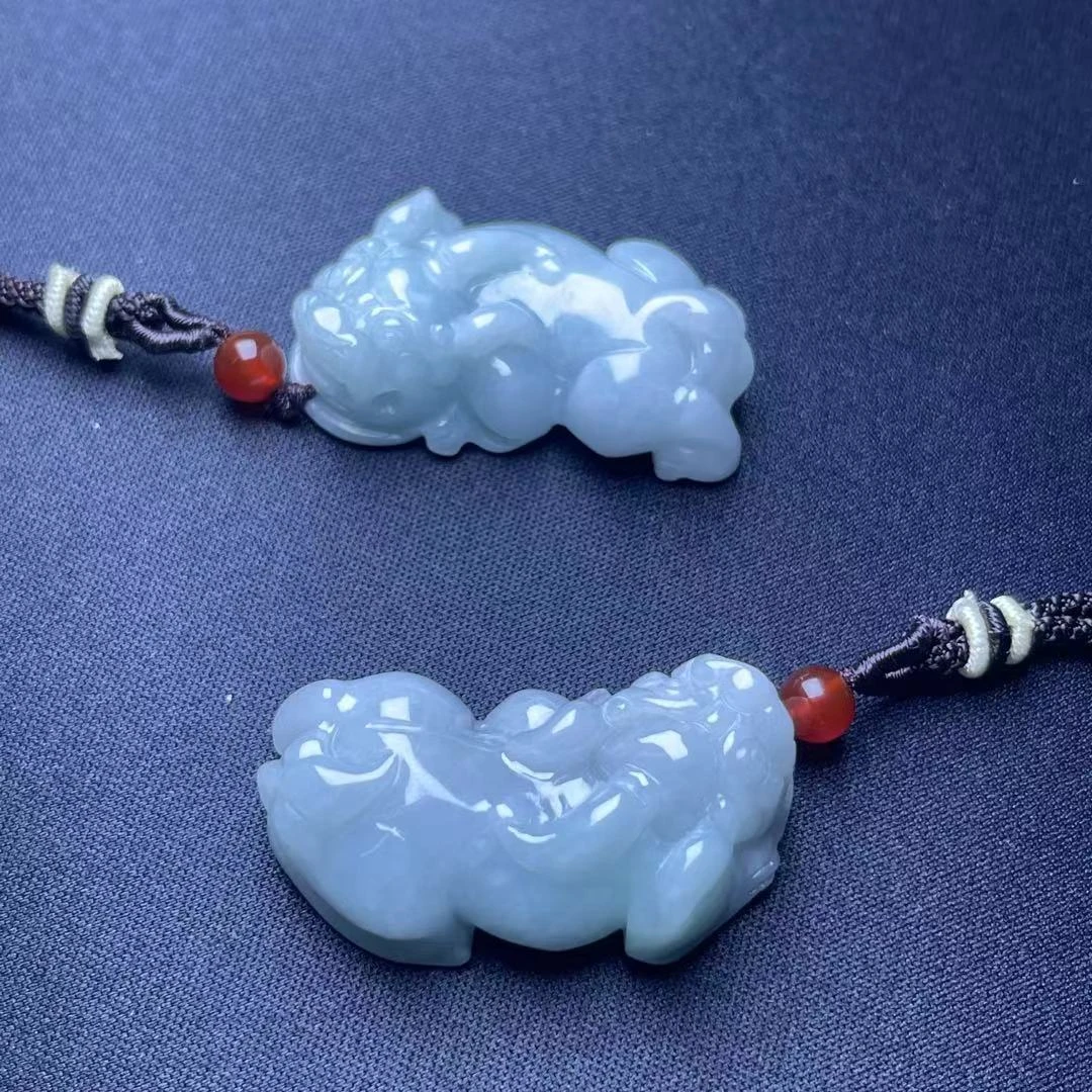 【圈圈推荐】CZH582天然A货翡翠貔貅39x20x13多样性一个