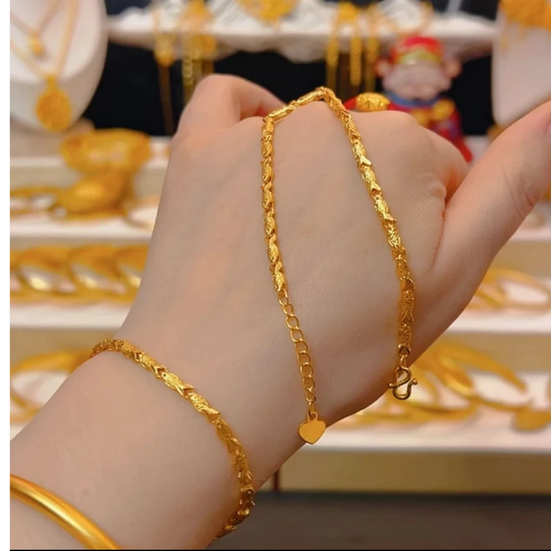 合金手链 小鱼磨砂质感2024新款手链轻奢时尚百搭