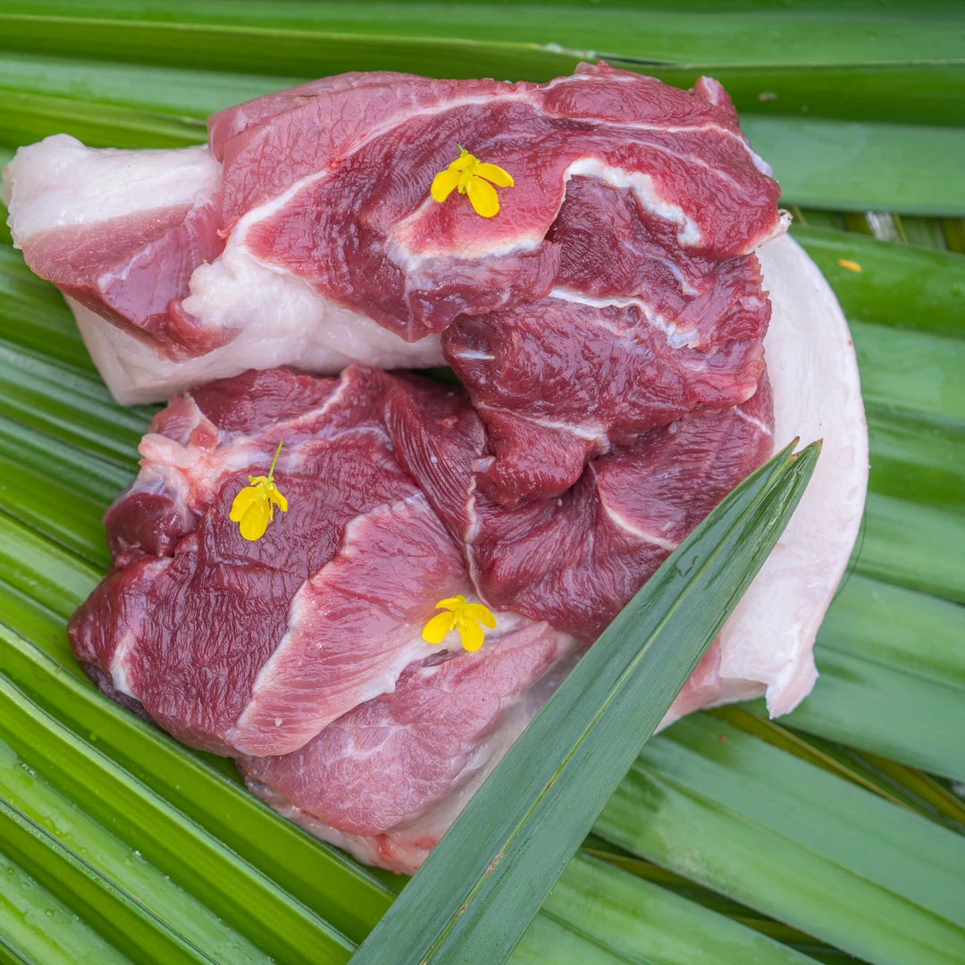 皖南笆篱山农家土黑猪肉鲜嫩腿肉冷冻称重包邮新鲜