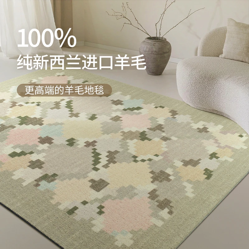 KENZAKI/健崎100%纯新西兰羊毛地毯客厅高级轻奢茶几垫地毯BZ