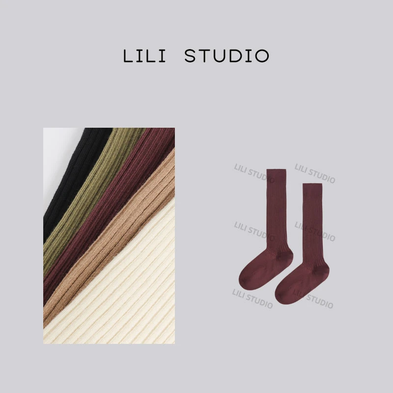 「走酷」不理理秋季新款女装休闲百搭中长袜女