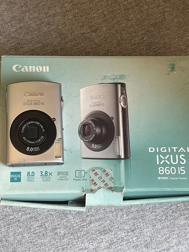 9新 Canon/佳能 佳能ixus860 800w像素 3.8倍光学变焦