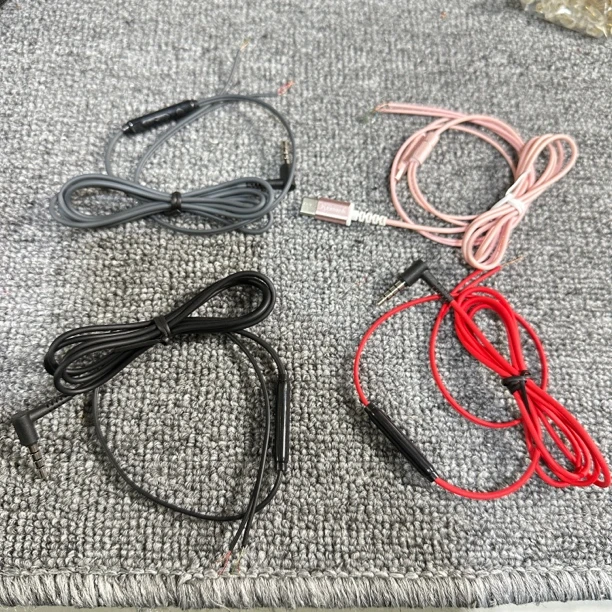 耳机线材3.5mm线控带麦耳机线DIY维修手机耳机线换线typec耳机线