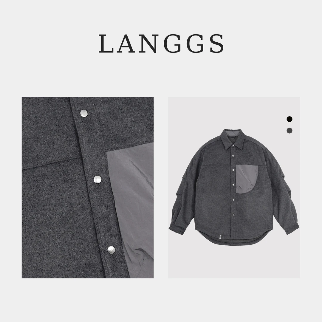 LANGGS&浪叔 冬季轻薄款羽绒服夹克型羽绒外套-35216
