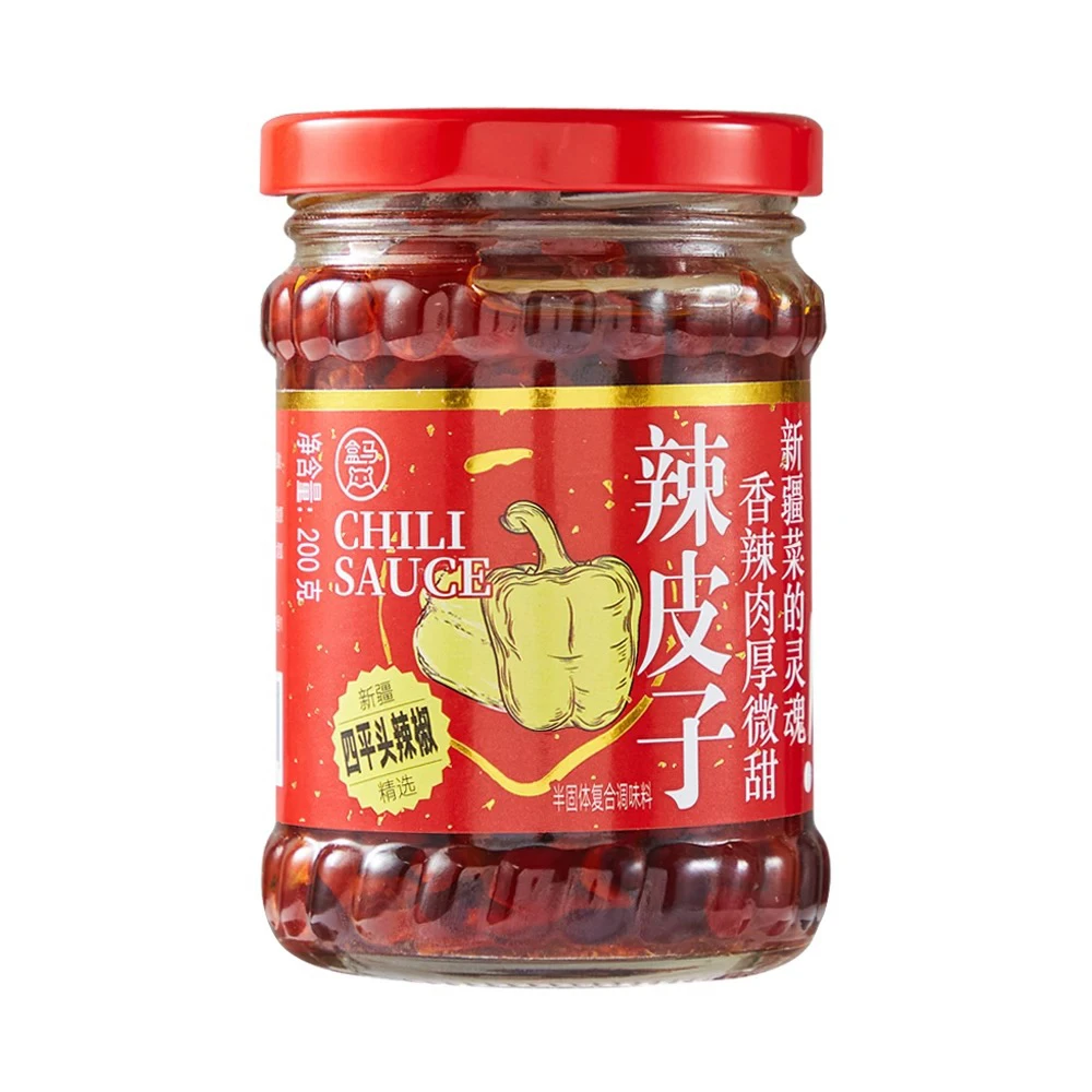 盒马新疆辣皮子臻选新疆四平头辣椒佐餐伴侣大盘鸡面条下饭炒菜