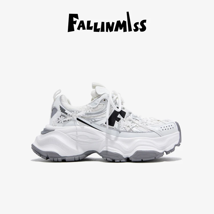 【非谜官方】A218星云鞋新中式蕾丝老爹鞋24时尚超火厚底潮鞋运动鞋