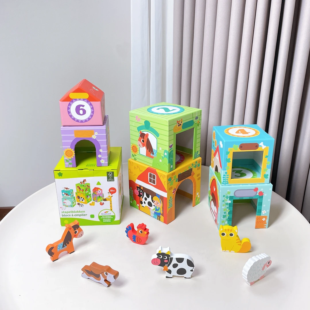 动物卡通套盒蒙氏教具玩具