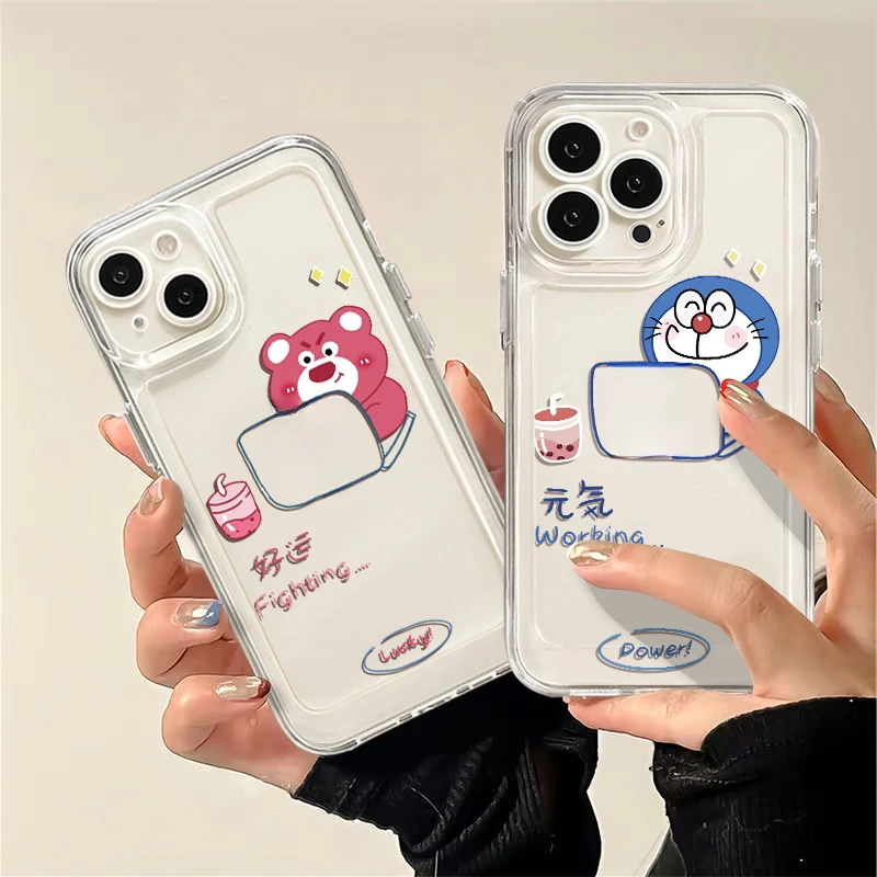 多啦A梦iPhone13手机壳苹果15/14/12/11promax软壳XR/XS硅胶7plus