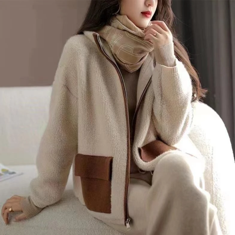 外套界的天花板级别 温暖时髦立体圈圈毛开衫外套