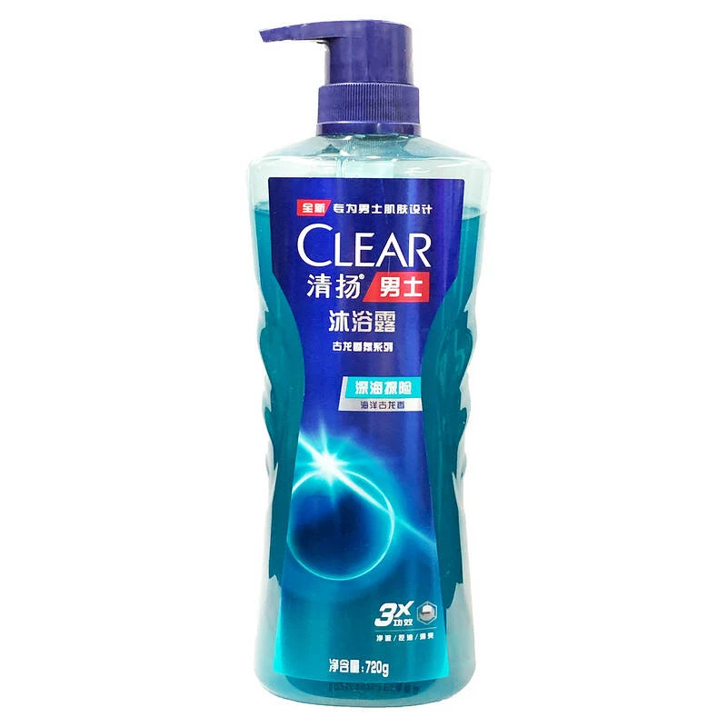 清扬男士深海探险沐浴露 720g