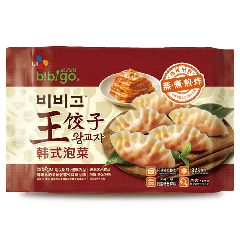 必品阁韩式泡菜王饺子 490g