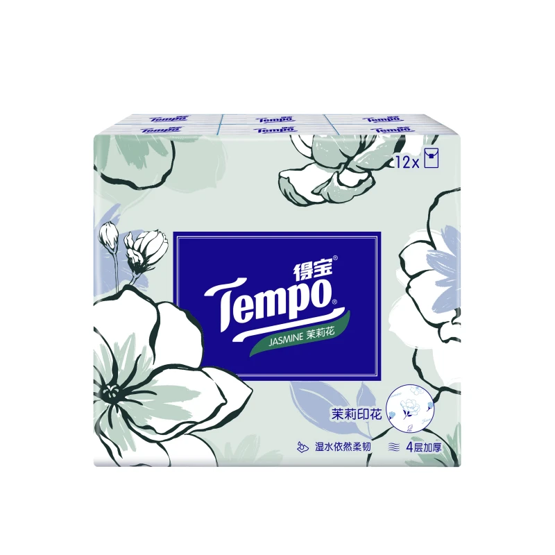 得宝茉莉味迷你纸手巾12包T0143.