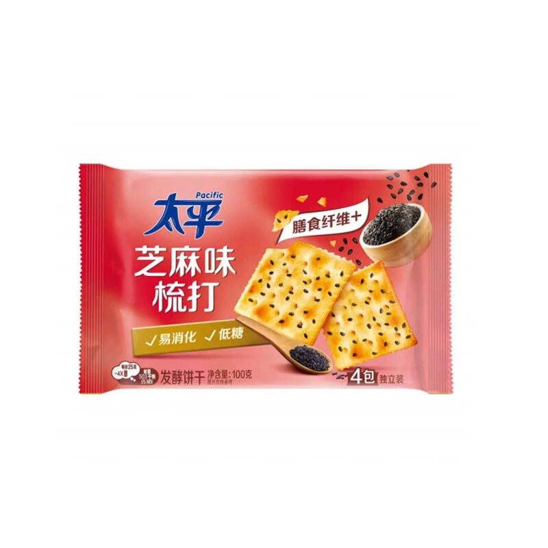 太平芝麻梳打饼干 100g/袋