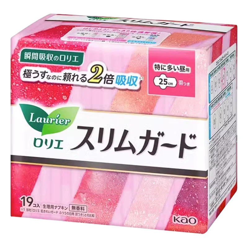花王零触感超薄量多250mm日用卫生巾 19片