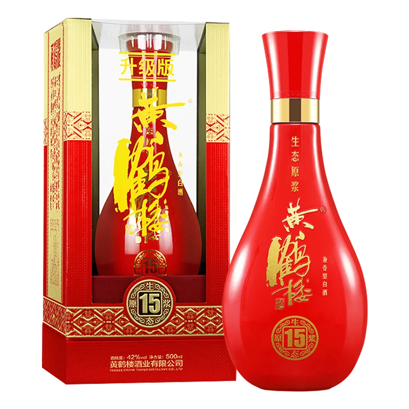 黄鹤楼15生态原浆酒（42度）500ml