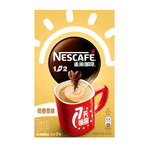 雀巢1+2奶香即溶咖啡饮品（7条*15g）105g/盒