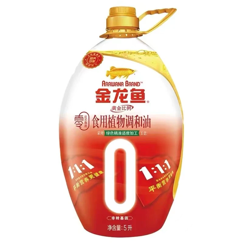 金龙鱼黄金比例零反式脂肪食用植物调和油 5L