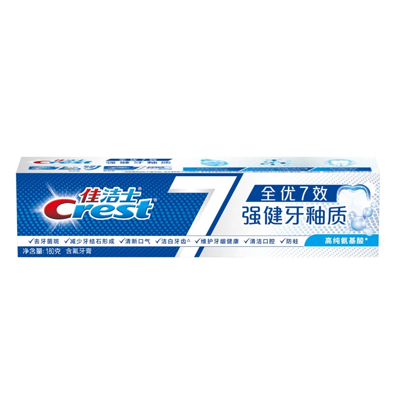 佳洁士全优7效强健牙釉牙膏 180g