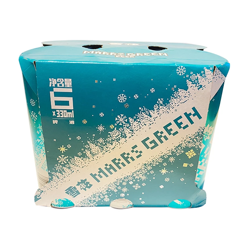 雪花马尔斯绿啤酒（8度）330ml*6罐
