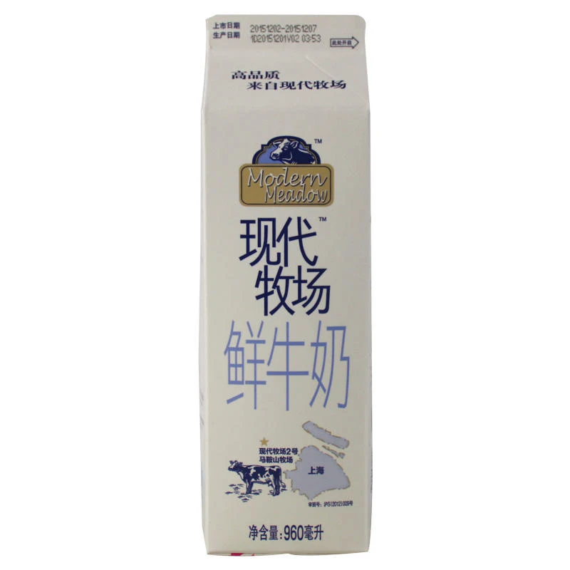 蒙牛现代牧场鲜牛奶 960ml