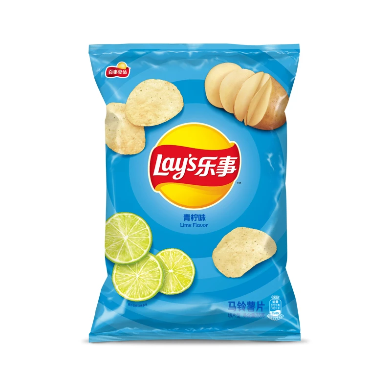 乐事青柠味马铃薯片 75g/袋