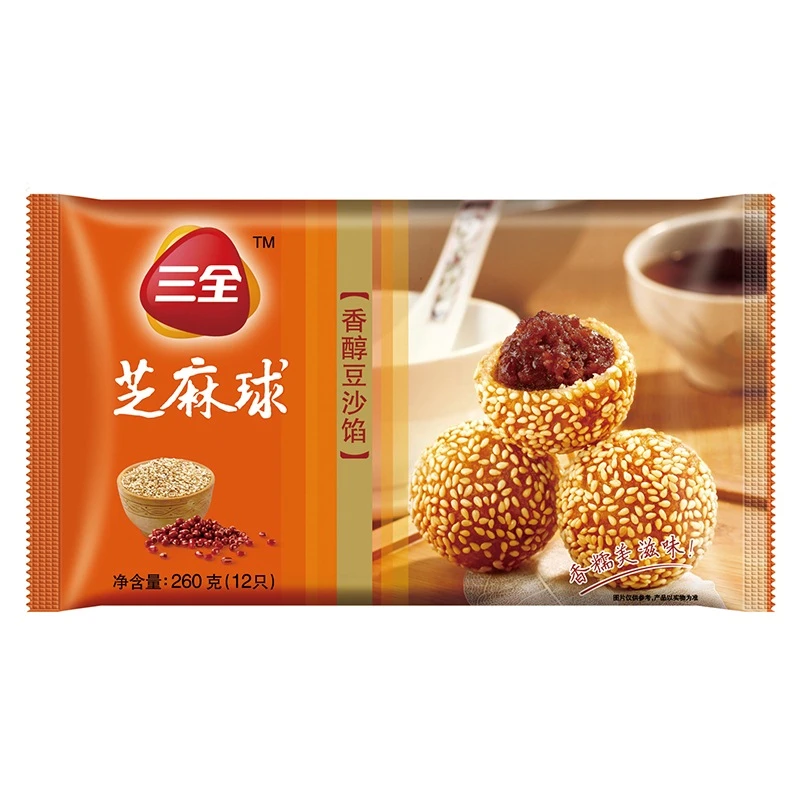 三全面点豆沙芝麻球 260g