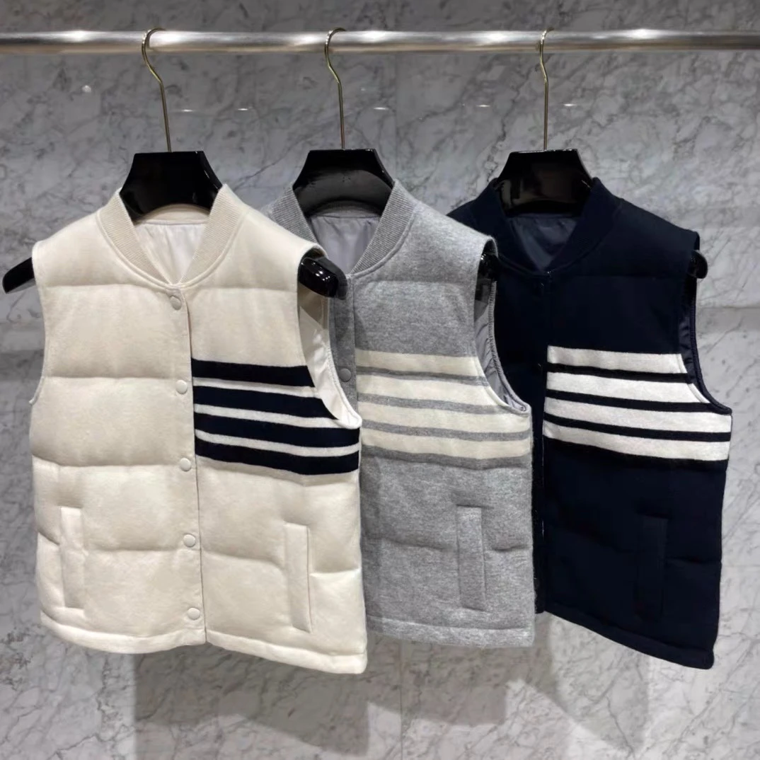 羽绒羊毛马甲冬季新款TB男女同款雅丹雅丹服饰休闲百搭加厚