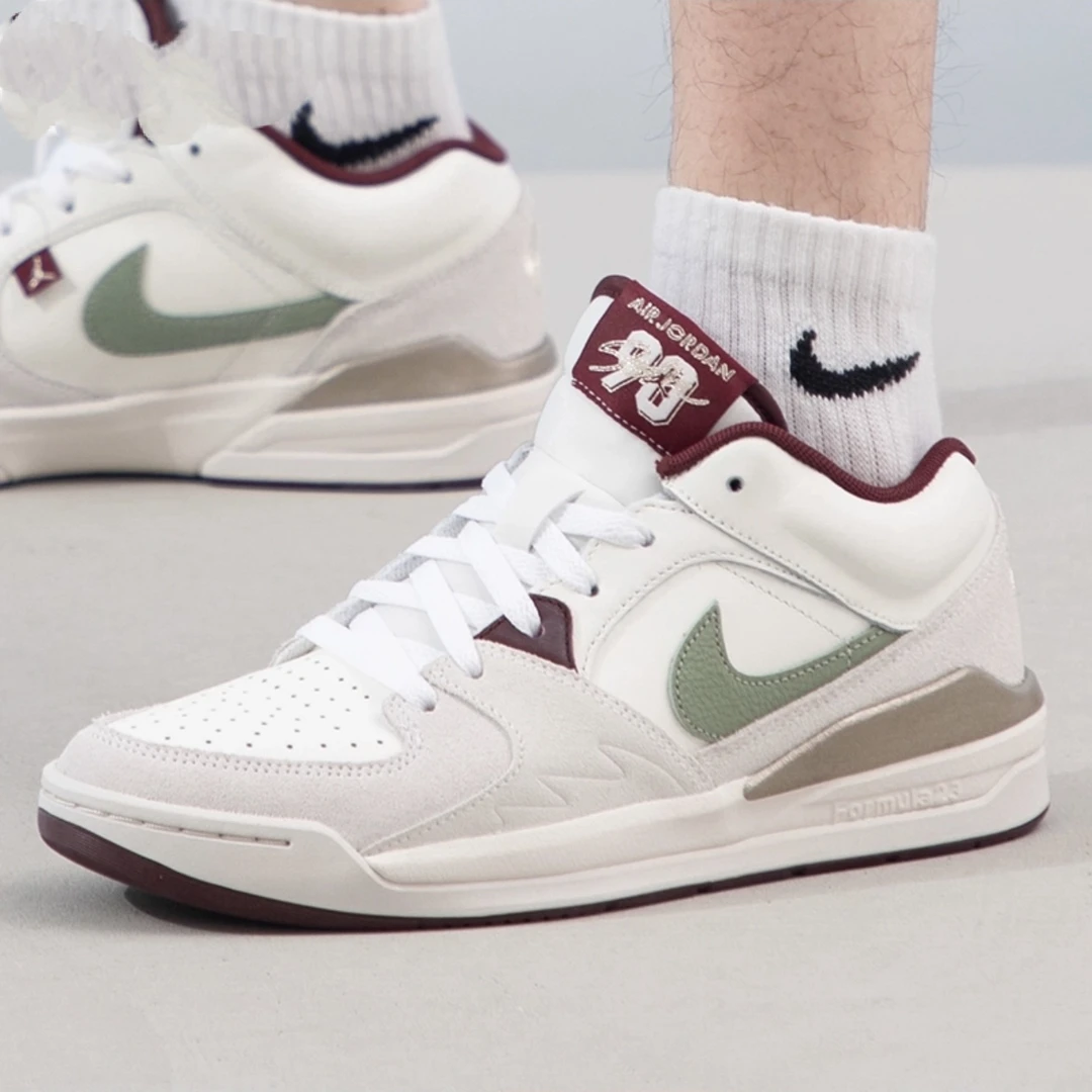 【JX红谷万达NK专享】AJ 90男低帮白绿休闲复古休闲板鞋FZ5043120