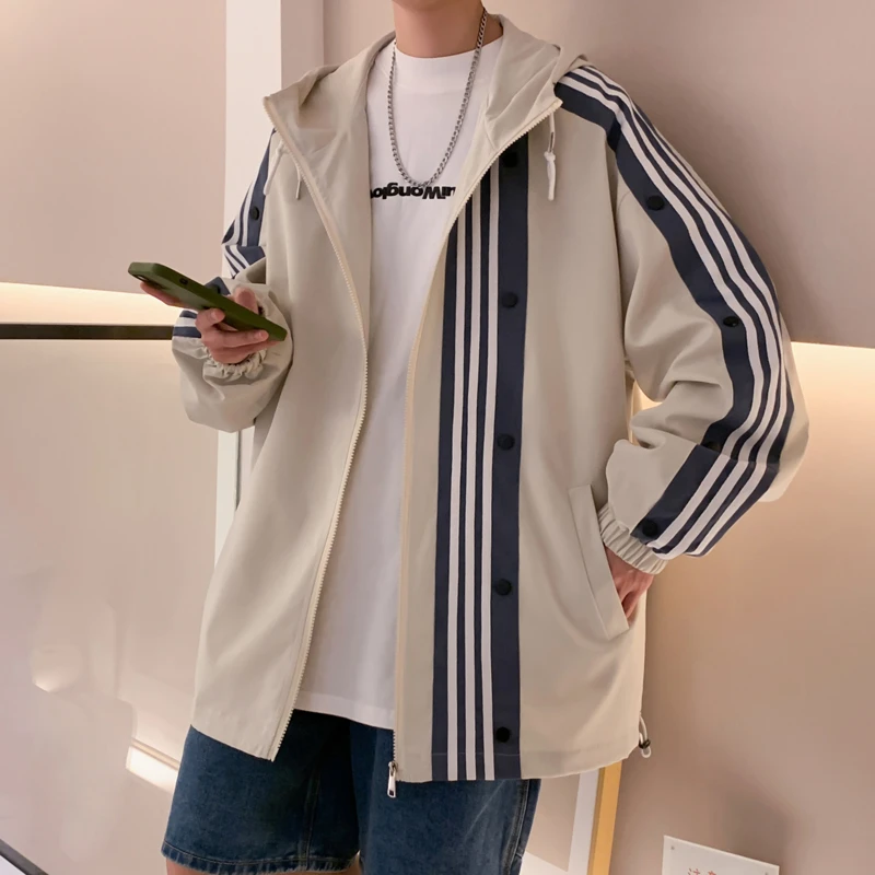 外套上衣春秋夹克休闲连帽宽松ins外套上衣春秋夹克休闲连帽宽松