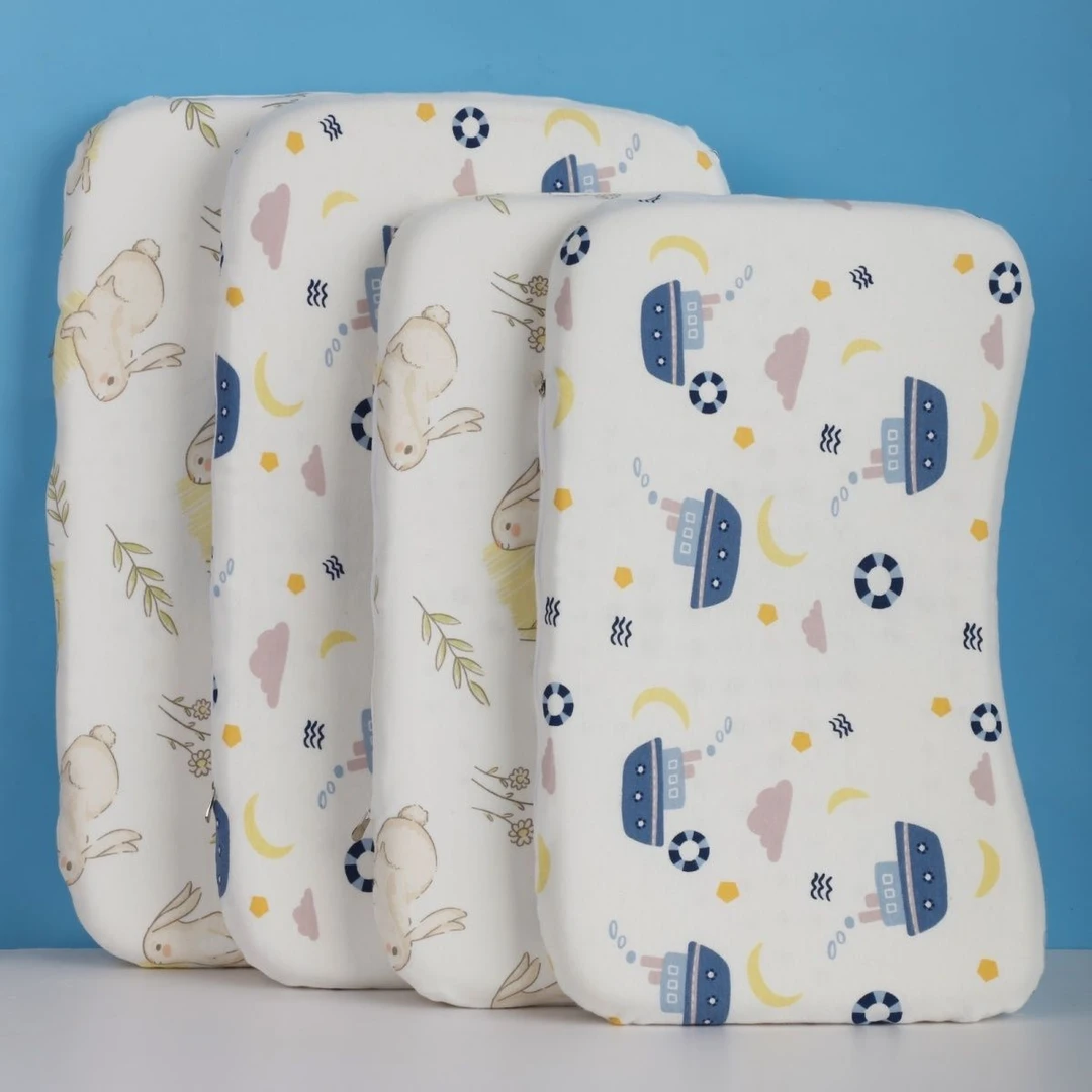 A类儿童枕头四季通用0-6岁夏季亲水棉枕芯幼儿园小学生午休枕