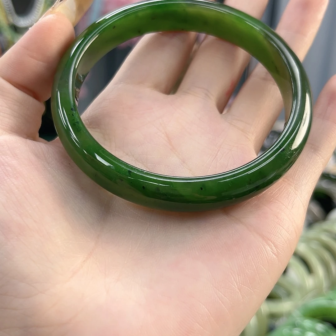 和田玉手镯未镶嵌微瑕不退不换197号