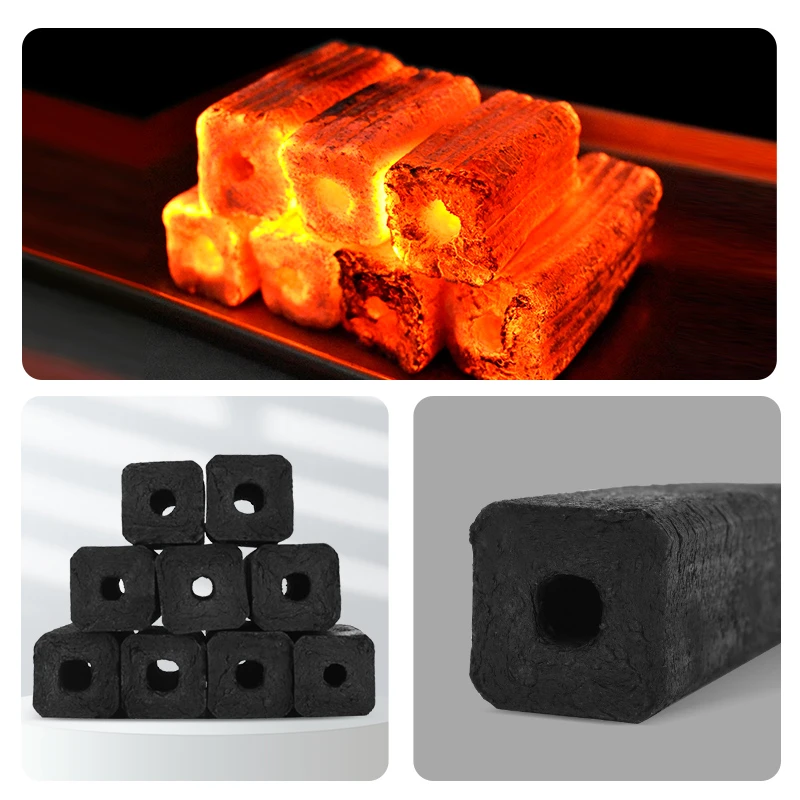 无烟烧烤木炭专业竹炭条形空心炭 取暖火锅炭点燃易燃燃烧碳化