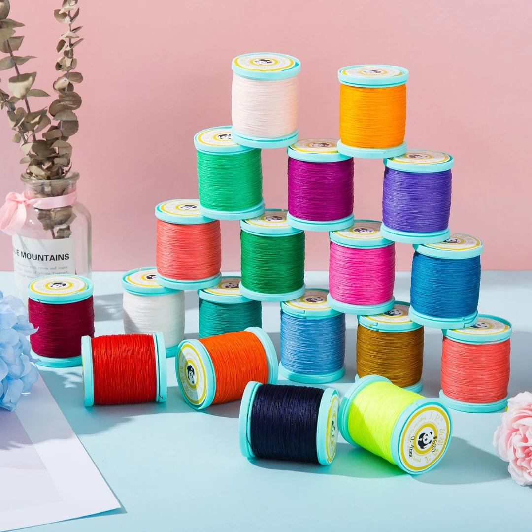 圆蜡线皮具线大轴0.35 0.4 0.5 0.65 0.8mm手工编绳专/绳编