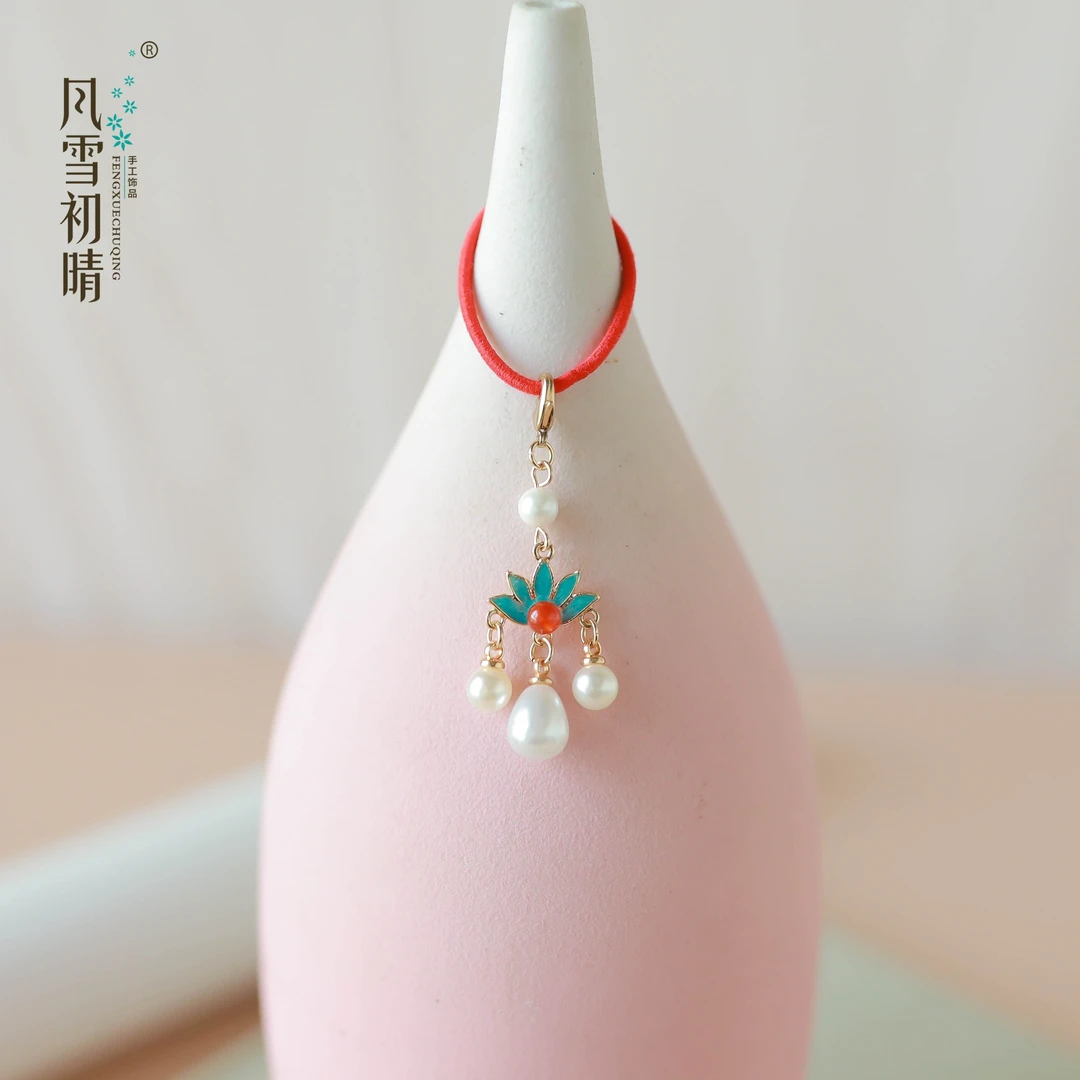 风雪初晴风雪初晴 手工古风头饰牵缕发环汉服百搭首饰