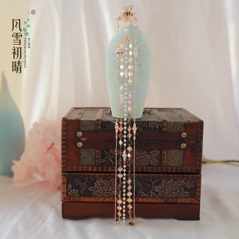 风雪初晴妍玥发钗 手工设计古风仙气汉服配饰日常女