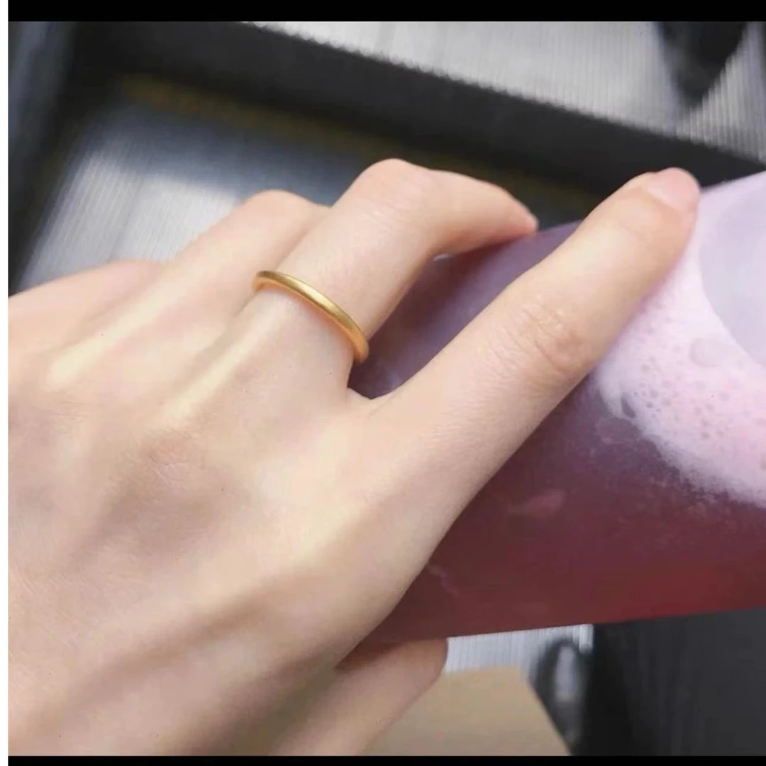 合金戒指 女士小素圈戒指（选大小）