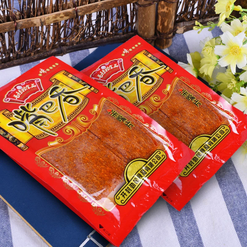 嘴巴香80后怀旧休闲零食辣条亲嘴片辣片麻辣素食面筋大辣