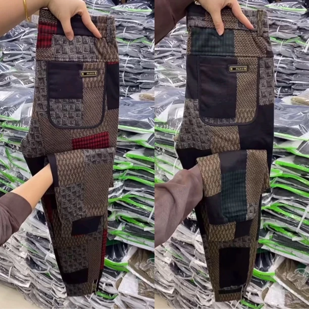 新款春季男士休闲裤男士时尚百搭弹力宽松小脚哈伦束脚裤潮男帅气