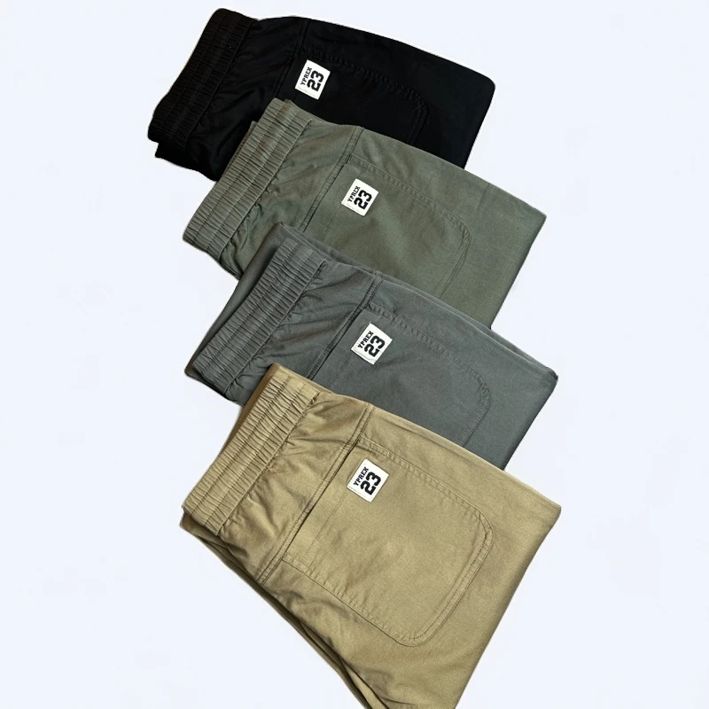 春秋季新款男士休闲裤长裤潮流韩版直板哈伦裤百搭工装裤潮男裤子