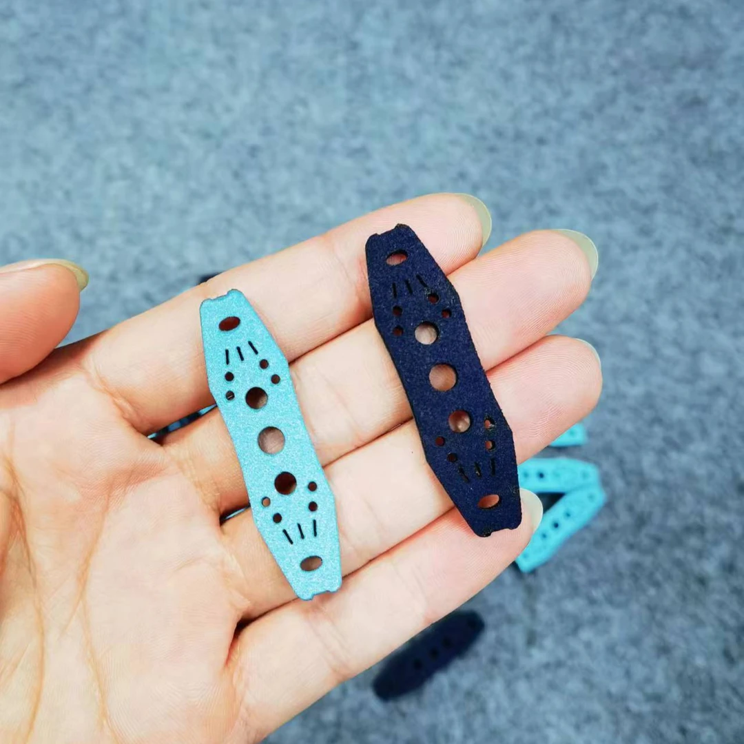 2.0三孔定位双色弹弓消音皮兜